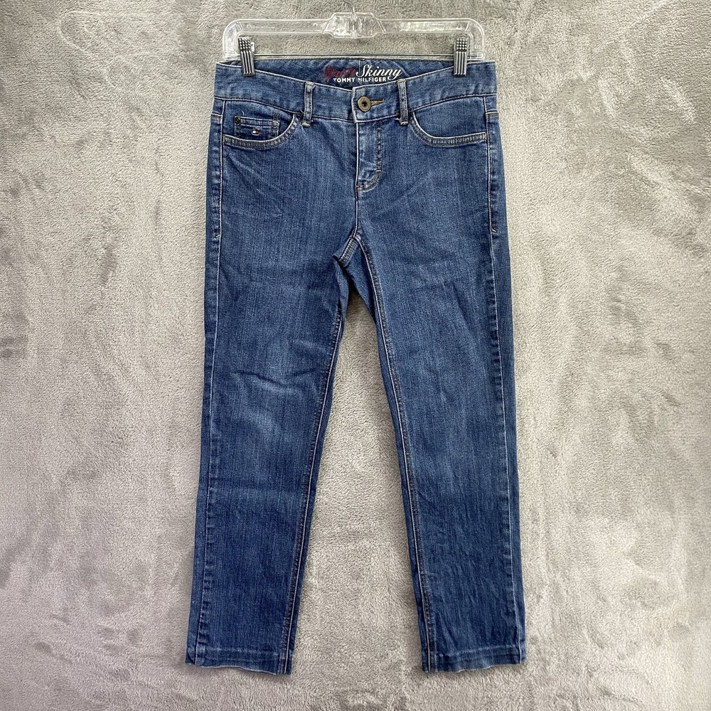 Tommy Hilfiger Spirit Skinny Jeans Women's 2A Medium Wash Mid Rise